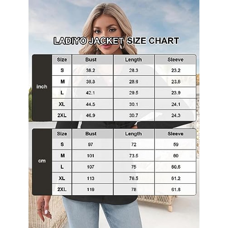 Ladiyo 여성 가을 ​​벨트 자켓 트렌디 캐주얼 트렌치 코트 긴 소매 겨울 아우터 벨트가있는 따뜻한 오버 코트