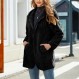 Vipwest Womens 퍼지 플리스 셰르파 재킷 풀 지퍼 긴 소매 플란넬 가디건 코트 아우터웨어(후드 포함)(S-5XL)
