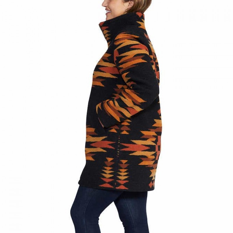 Pendleton 여성 울 블렌드 워커 코트