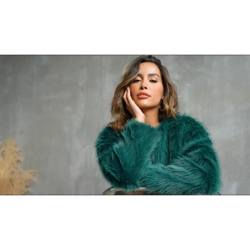 Danedvi 여성 패션 자른 인조 모피 자켓 긴 소매 오픈 프론트 카디건 캐주얼 털이 파카 Shaggy Short Coat