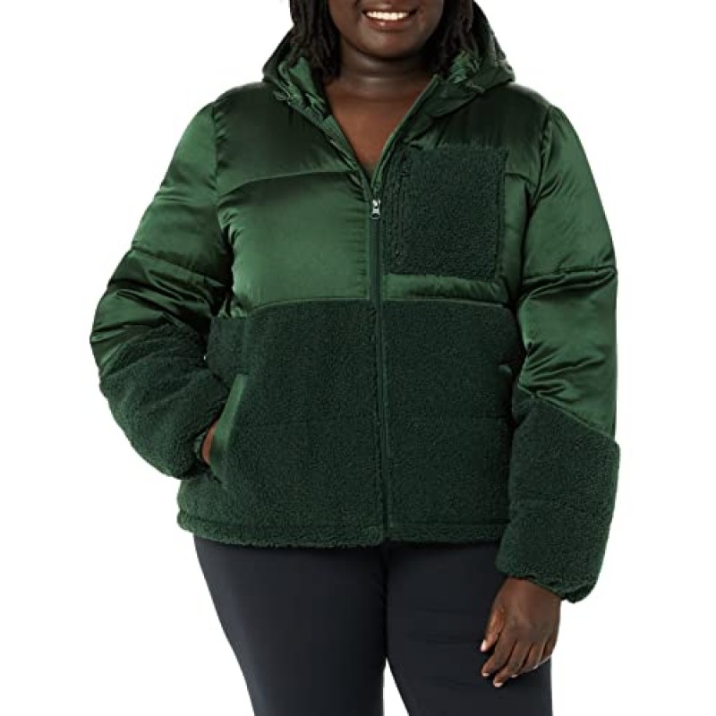 Amazon Essentials 여성 셰르파 퍼퍼 재킷