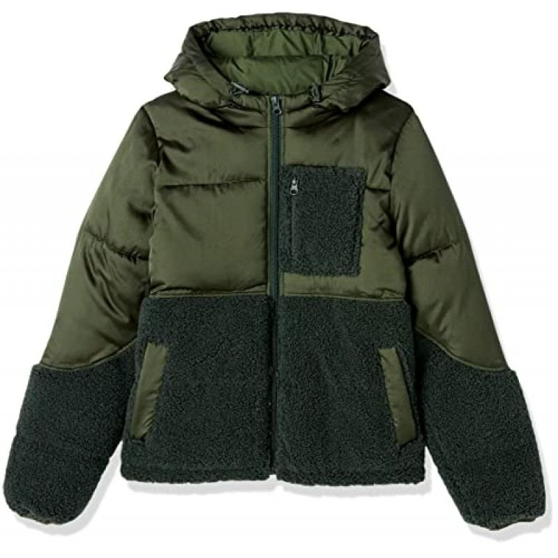 Amazon Essentials 여성 셰르파 퍼퍼 재킷