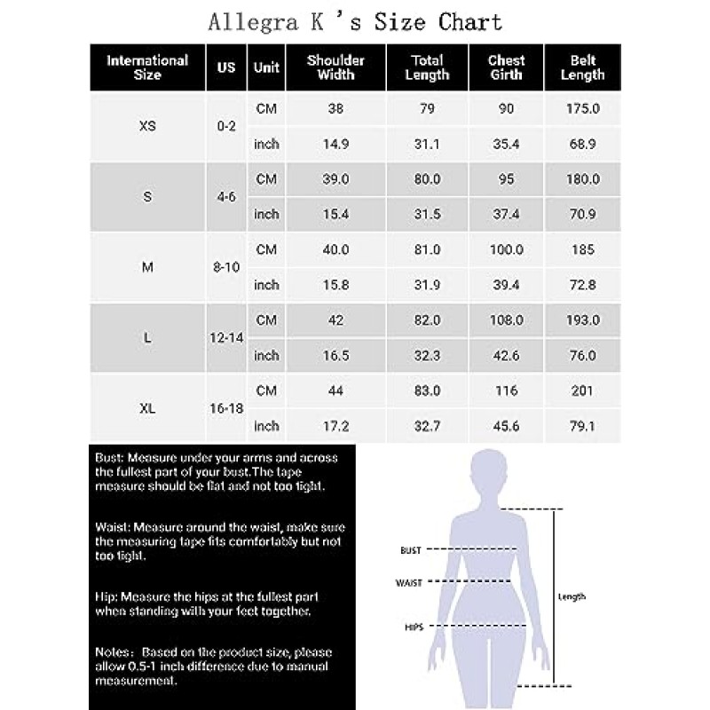 Allegra K 여성용 벨트 랩 아우터웨어 숄 칼라 비대칭 밑단 체크 무늬 코트