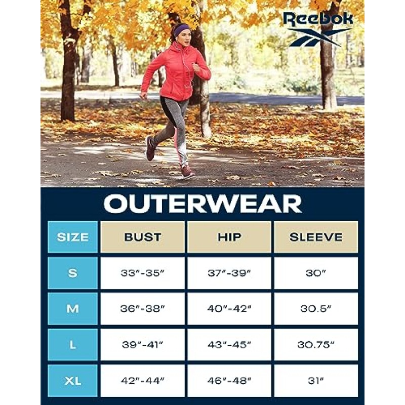 Reebok 여성용 겨울 재킷 - 셰르파 플리스 안감이 있는 양면 퀼팅 퍼퍼 코트 - 여성용 양면 재킷(S-XL)