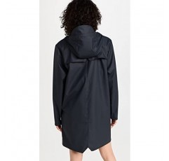 RAINS 롱 재킷 - 남성 및 여성 방수 재킷 - 방풍 경량 코트 남여공용