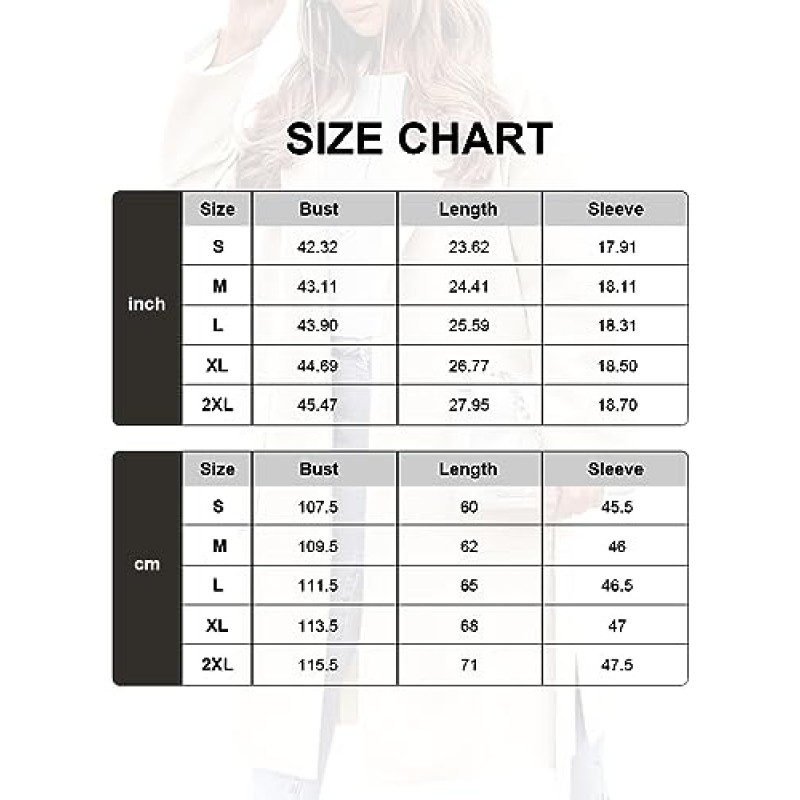 FSHAOES 여성용 옷깃 칼라 완두콩 코트 오픈 프론트 오버코트 벨트 롱 자켓 겉옷