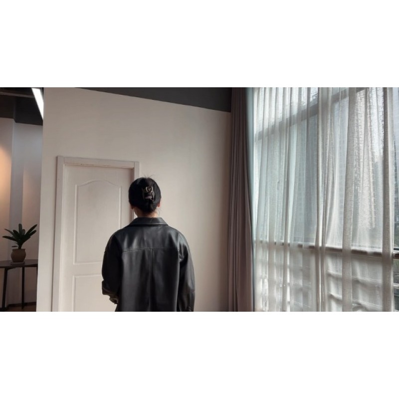 Bellivera 여성 프린지 자켓 인조 가죽 술 자르기 코트 모터 바이커 벨트 ​​긴 소매 겉옷