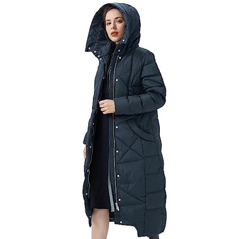 Orolay 여성용 퍼퍼 다운 코트 겨울 맥시 재킷(후드 포함)