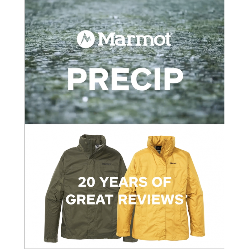 MARMOT 여성용 Precip 경량 방수 레인 재킷