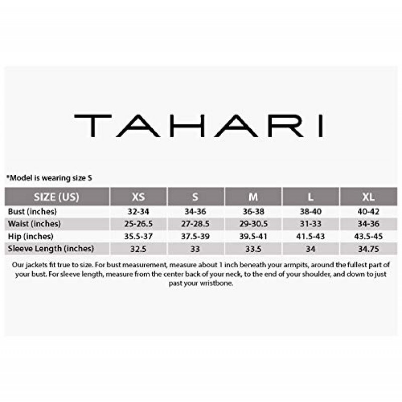 TAHARI 여성용 경량 울 랩 코트(타이 벨트 포함), 미디엄