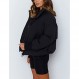 Bianstore 여성용 퀼팅 퍼퍼 자켓 따뜻한 코튼 패딩 버블 코트 겨울 아우터