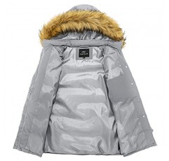 FARVALUE 여성용 겨울 코트 Thicken Puffer Coat 탈착식 모피 후드가있는 따뜻한 자켓