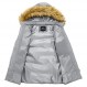 FARVALUE 여성용 겨울 코트 Thicken Puffer Coat 탈착식 모피 후드가있는 따뜻한 자켓