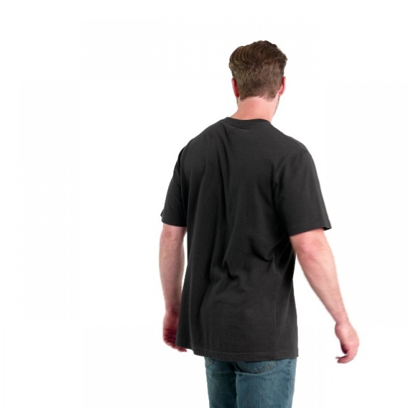 Carhartt 남성용 루즈핏 헤비웨이트 반소매 포켓 티셔츠
