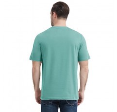 MAGCOMSEN 남성 티셔츠 반소매 크루넥 코튼 티셔츠 여름 캐주얼 솔리드 셔츠 기본 탑