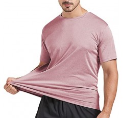 남성용 드라이핏 티셔츠 5팩, 운동용 달리기 체육관 운동 남성용 반소매 티셔츠