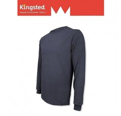 Kingsted 남성용 긴팔 셔츠 - 매우 편안한 - 부드러운 프리미엄 원단 - 잘 제작된 클래식 티셔츠