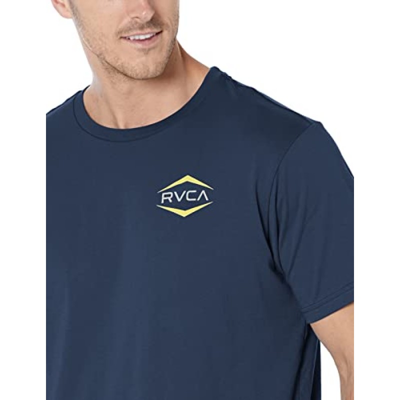 RVCA 남성용 그래픽 반소매 크루넥 티셔츠