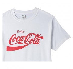 Coca-Cola 남성용 80년대 콜라 반팔 티셔츠