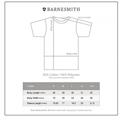 Barnesmith Spirit 로고 성인 유니섹스 반소매 티셔츠