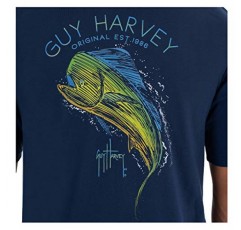 Guy Harvey 남성 오프쇼어 피시 컬렉션 반소매 티셔츠