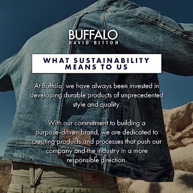 Buffalo David Bitton 남성용 반팔 크루넥 그래픽 티