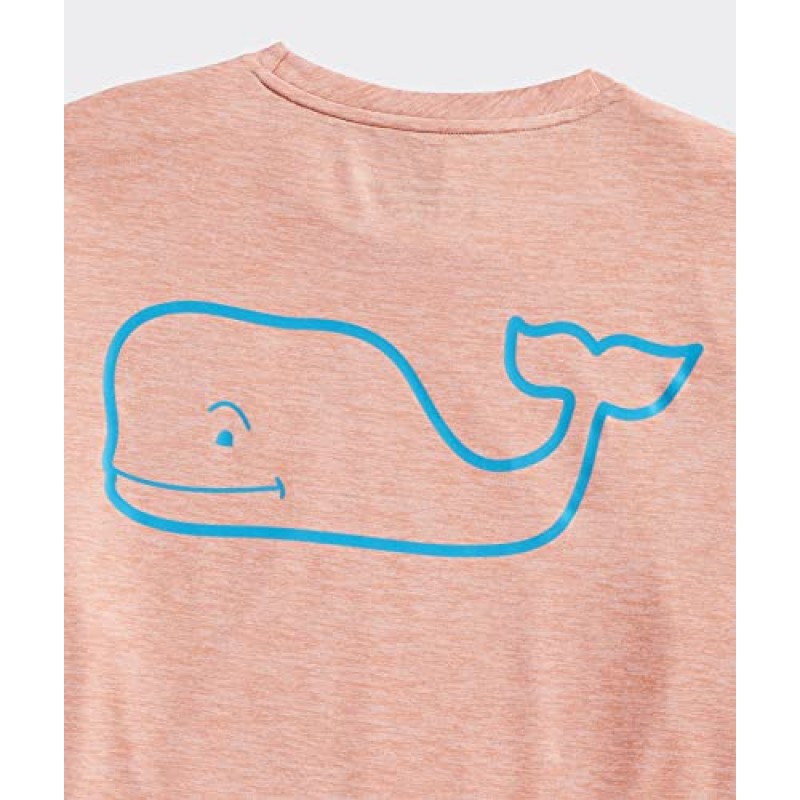 vineyard vines 남성용 긴팔 고래 항구 티셔츠