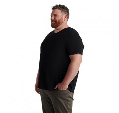 남성용 STRONGSIZE V 넥 티셔츠 – 크고 키가 큰 남성용 스트레치 티셔츠