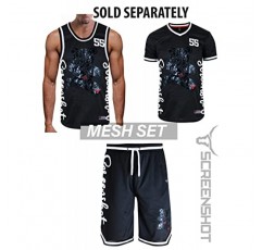스크린샷 남성용 힙합 프리미엄 Urban Sreetwear 패션 저지 탑 - NYC 스타일 농구 스포츠 팀 컬러 메쉬 탑