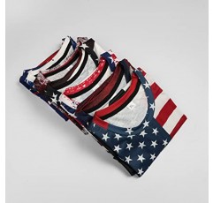 독수리와 깃발이 있는 남성용 반팔 애국 미국 디자인 프리미엄 티셔츠