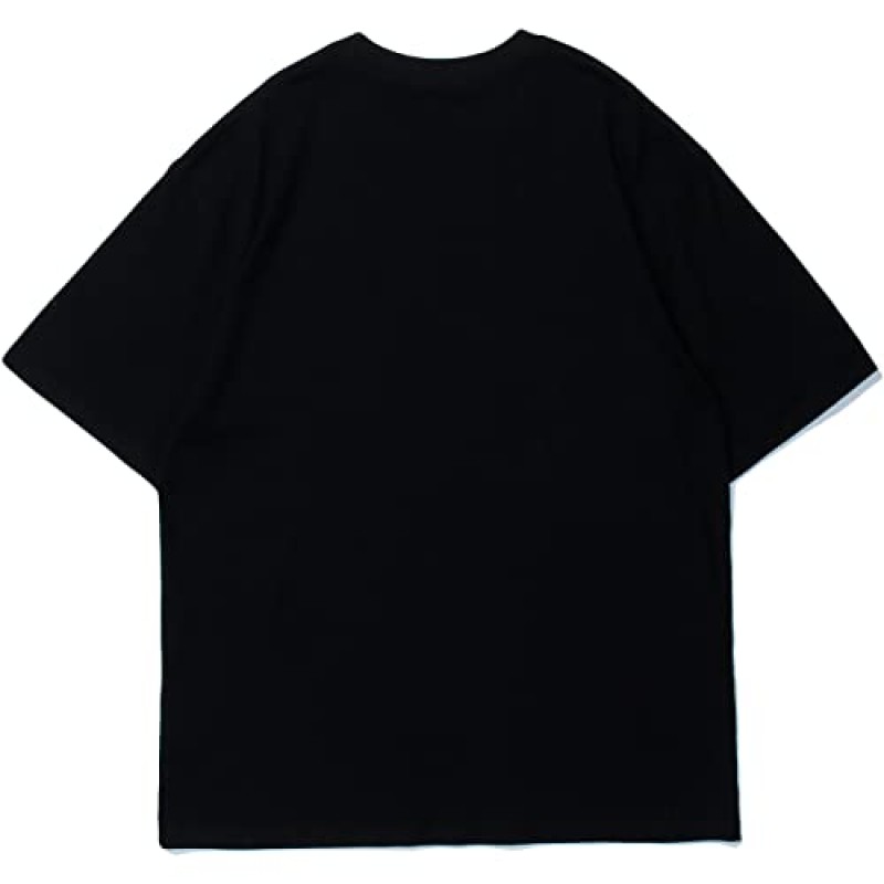 Vamtac Mens 빈티지 그래픽 하라주쿠 티셔츠 루즈 오버 사이즈 반팔 streetwear 캐주얼 탑 미적 티