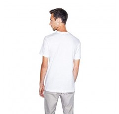 아메리칸 어패럴 남성용 파인 저지 클래식 반소매 V넥 티셔츠