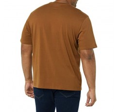 Amazon Essentials 남성용 레귤러핏 반소매 크루넥 포켓 티셔츠, 2개 팩