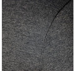 Amazon Essentials 남성 슬림핏 반소매 크루넥 티셔츠, 2개 팩, 차콜 헤더, 라지
