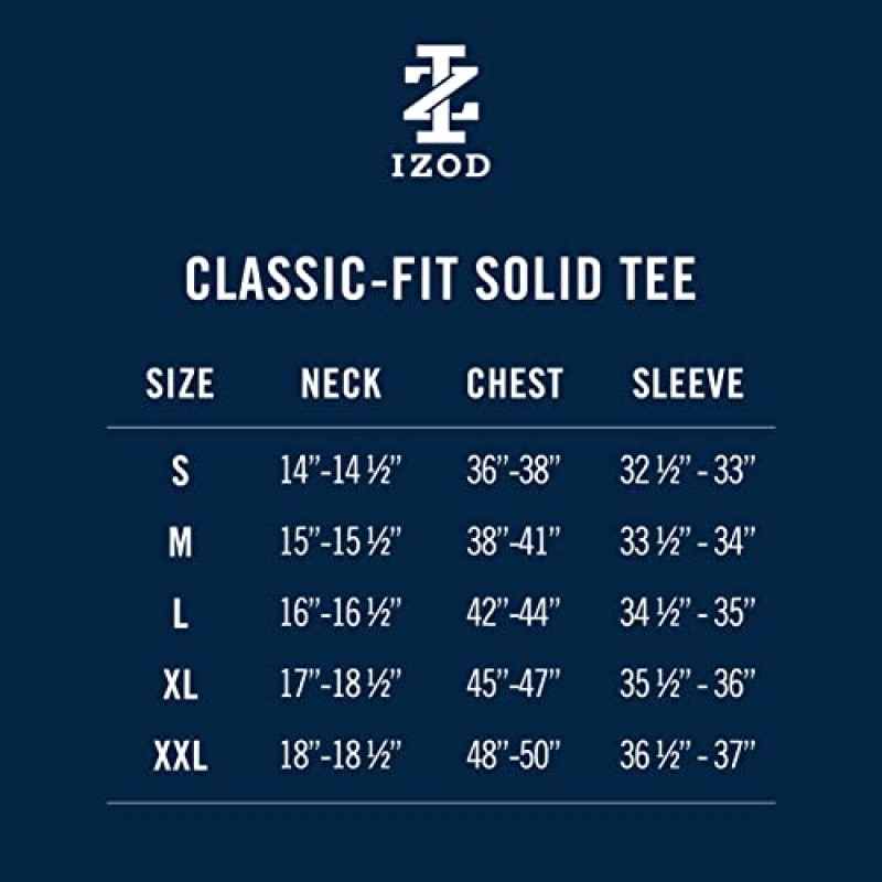 IZOD 남성용 솔트워터 소프트 워시 포켓 크루 티셔츠