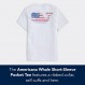 vineyard vines 남성용 반팔 아메리카나 고래 포켓 티셔츠