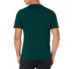 Amazon Essentials 남성 슬림핏 반소매 크루넥 티셔츠, 2개 팩, 다크 그린/다크 네이비, 스몰