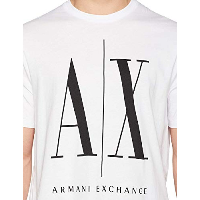 90년대 아르마니 익스체인지 로고가 크게 새겨진 크루넥 티셔츠입니다.