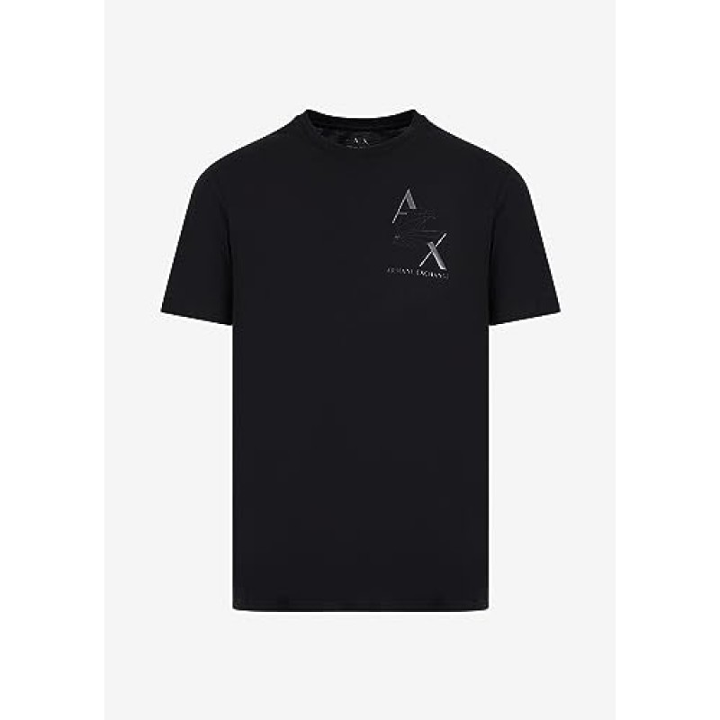 A|X ARMANI EXCHANGE 남성 슬림핏 Axe 이글 티셔츠