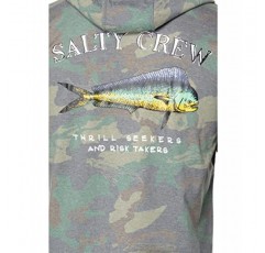 Salty Crew EL Dorado 후드 테크 티셔츠