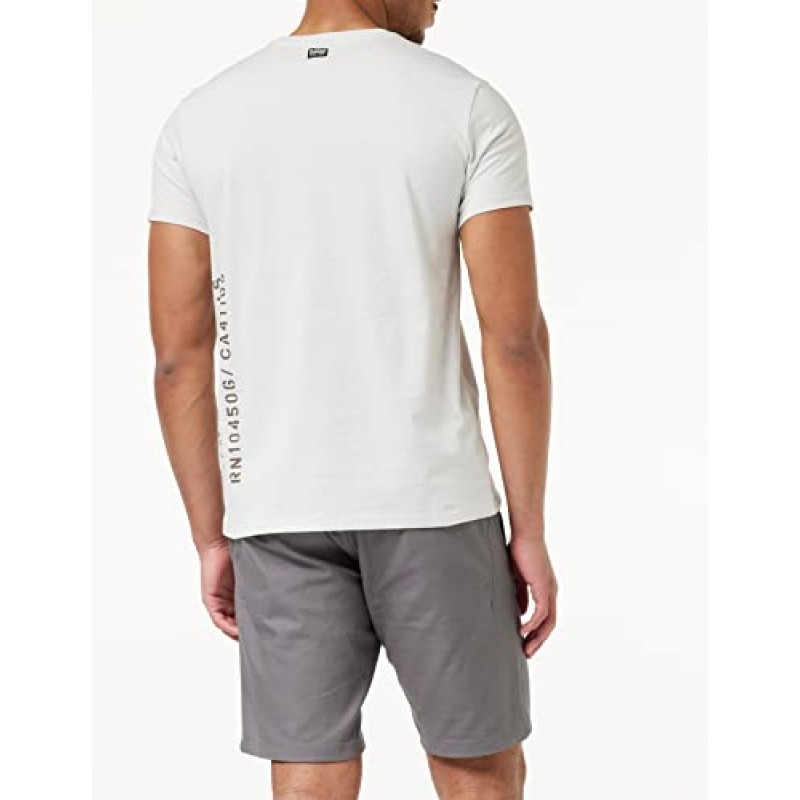 G-Star Raw 남성용 프리미엄 그래픽 티셔츠, 사이드 스텐실: 오이스터