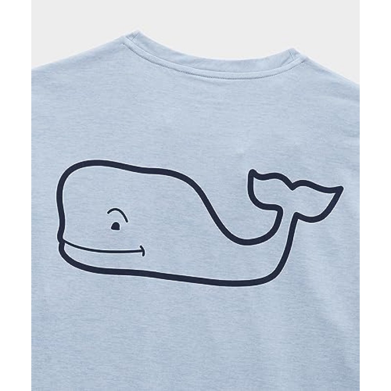 vineyard vines 남성용 긴팔 고래 항구 티셔츠