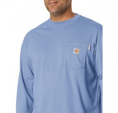 Carhartt 남성용 화염 방지 포스 코튼 긴팔 티셔츠