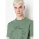 A|X ARMANI EXCHANGE 남성 저지 그래픽 반소매 티셔츠