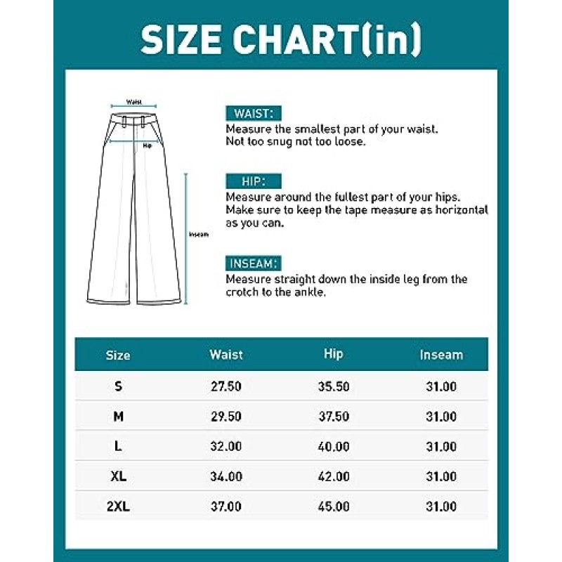 Siliteelon Womens Dress Pants Dressy 캐주얼 작업 요가 바지 여성용 플레어 바지 드레스 바지 와이드 레그 바지