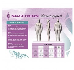 Skechers 여성용 Go Walk 하이웨이스트 크롭 팬츠