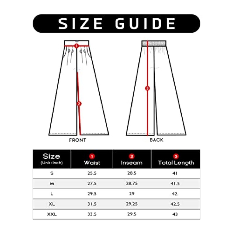 noflik 여성용 신축성 있는 하이 웨이스트 와이드 레그 팔라조 바지(포켓 포함)