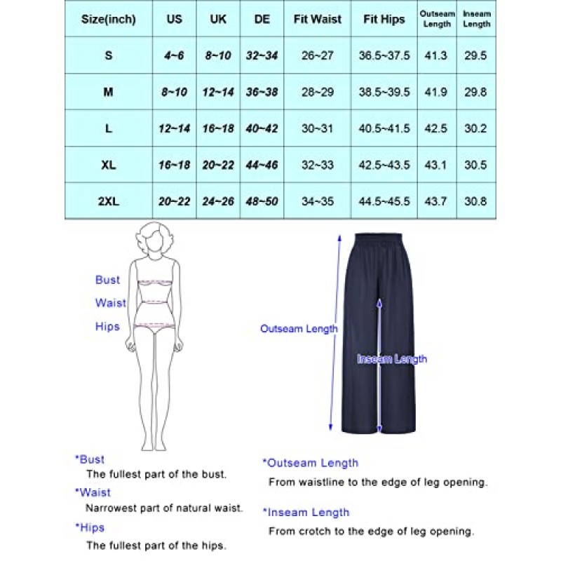 GRACE KARIN 하이 스플릿 수영복 커버업 여성용 시스루 쉬폰 팬츠