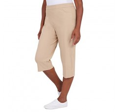 Alfred Dunner 여성용 Petite Allure Clam Digger Capri