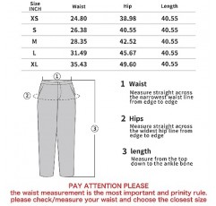 FUNYYZO 여성용 하이트 허리 리넨 바지 Pleated Front Dress Pants 발목 길이 작업 캐주얼 바지